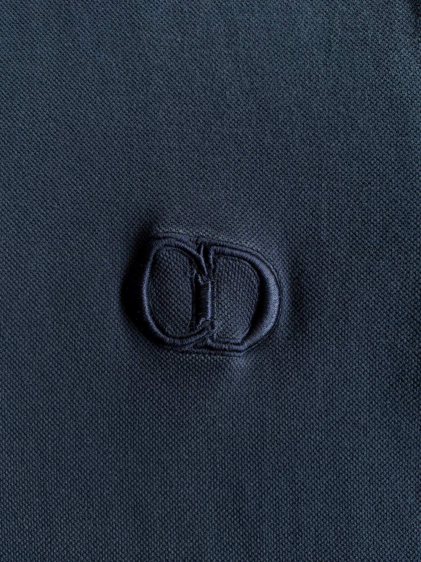 Dior Icon Logo Navy Polo Shirt