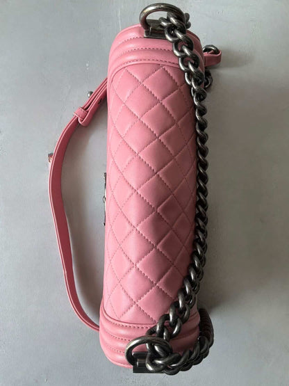 Chanel Light Pink Boy Bag