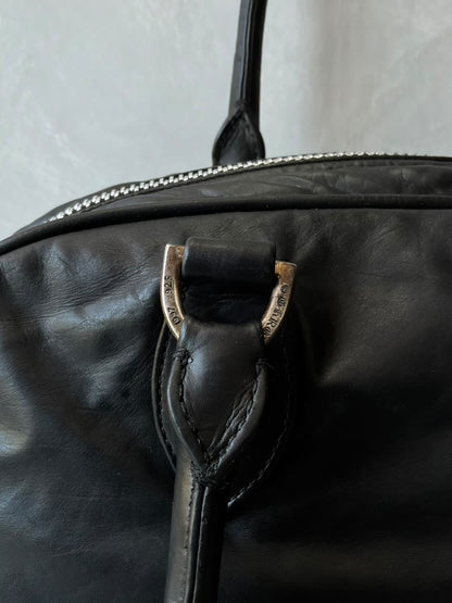 90’s Chrome Hearts Cross Embellished Bowler Bag