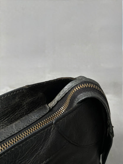 Balenciaga Classic City Black on Brass Lambskin Bag