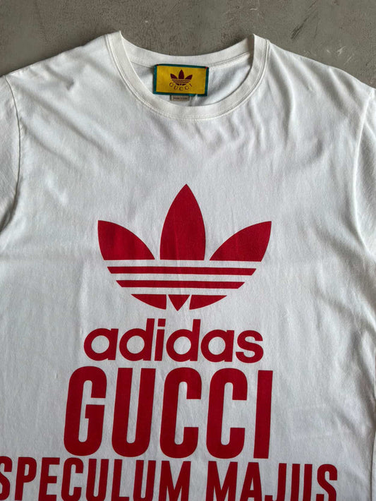 Gucci X Adidas Trefoil White tee