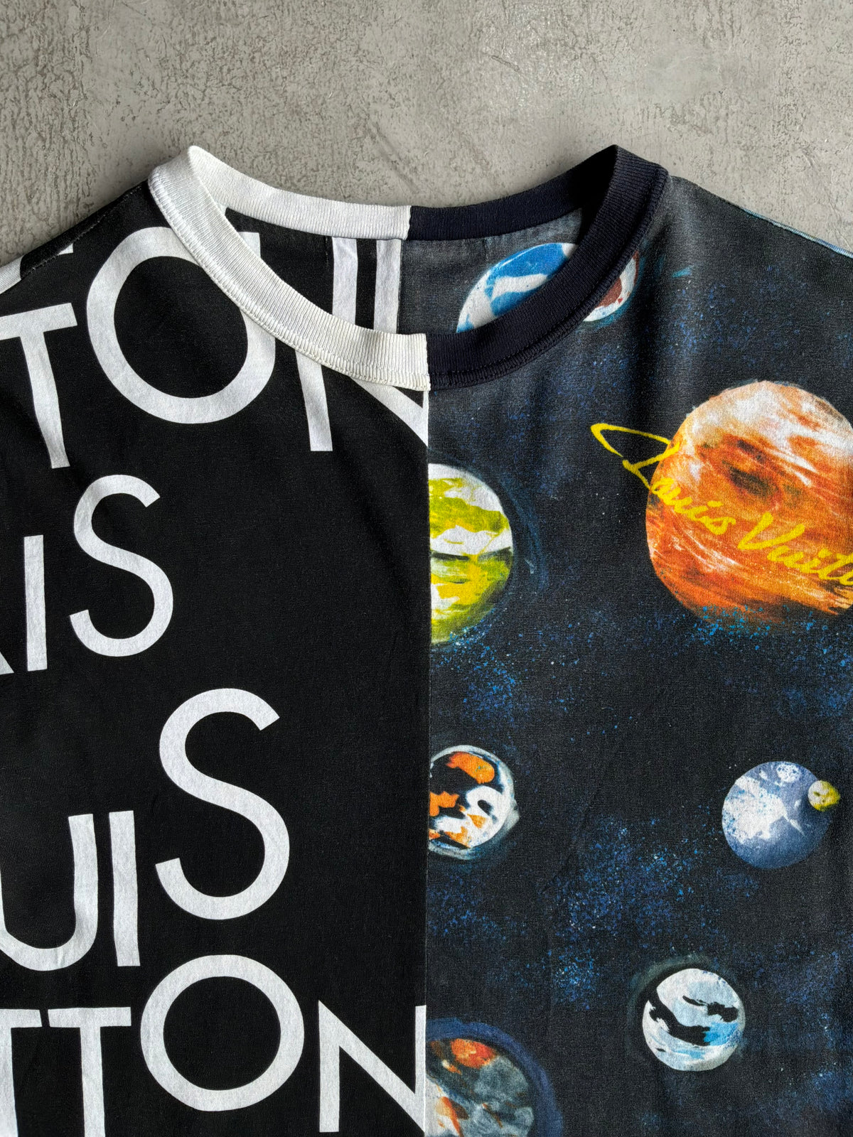 Louis Vuitton Universe Half Logo Tee