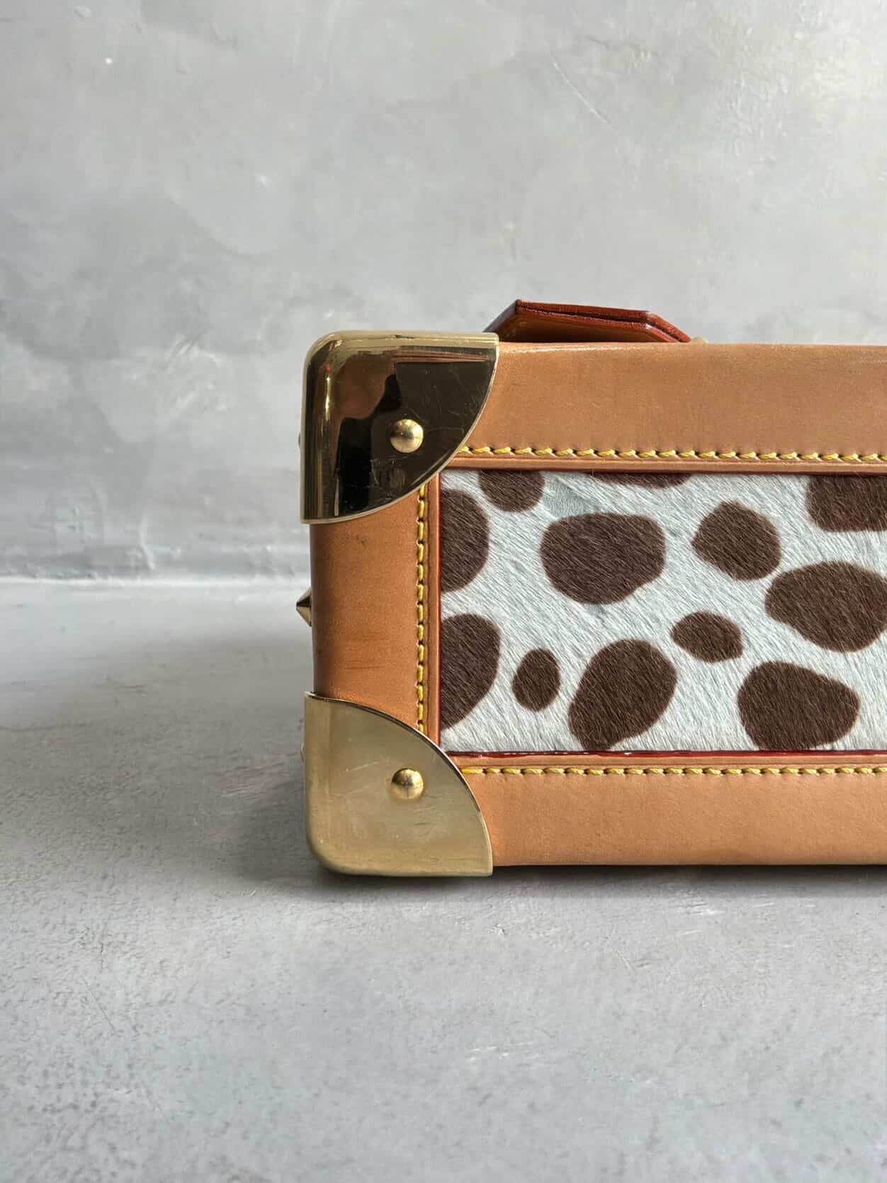 RARE Louis Vuitton X Murakami Dalmatian Ponyhair SAC Rabat Shoulder Bag