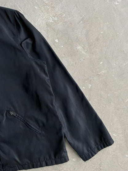 Vintage Prada Navy Nylon Harrington Jacket