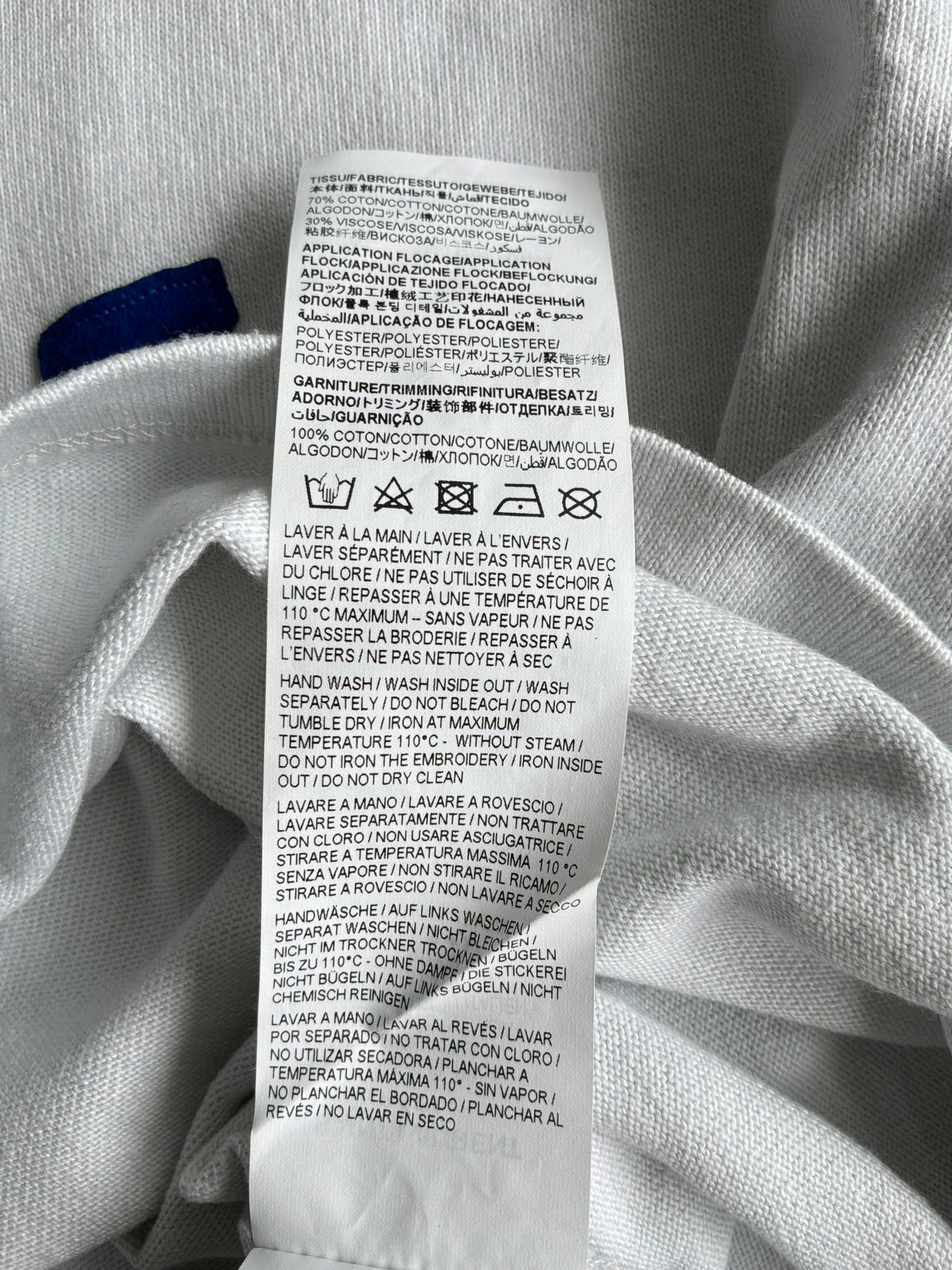 Saint Laurent Paris Embroidered Logo Tee