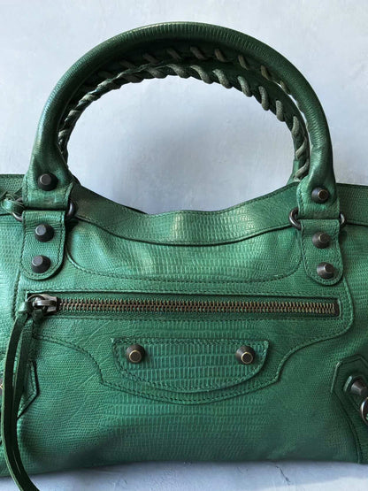 Balenciaga Le First 10th Anniversary Lizard Skin Bag