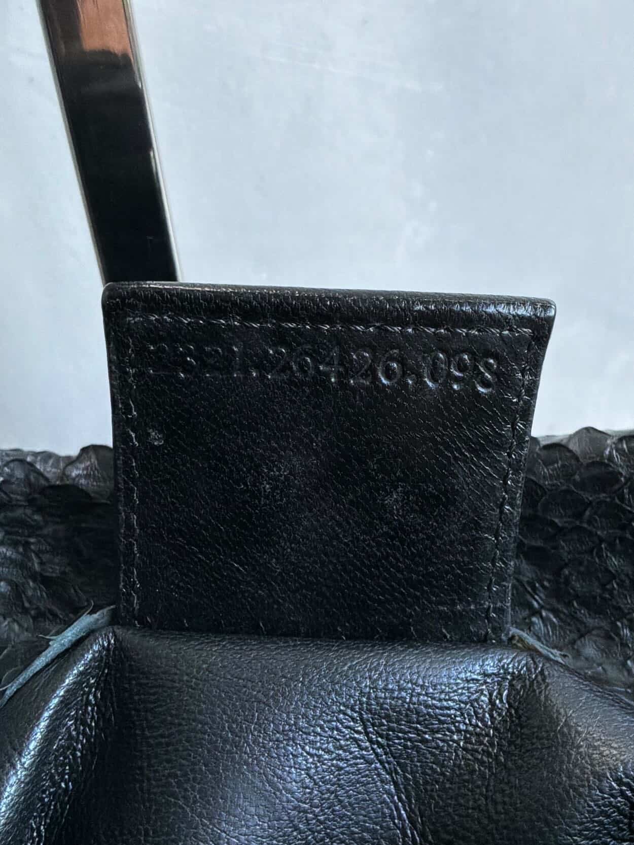 Fendi Python Double Flap Mamma Baguette Bag