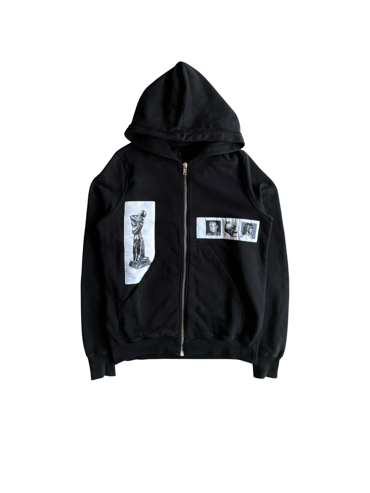 Rick Owens Drkshdw Photo Patch Zip Hoodie