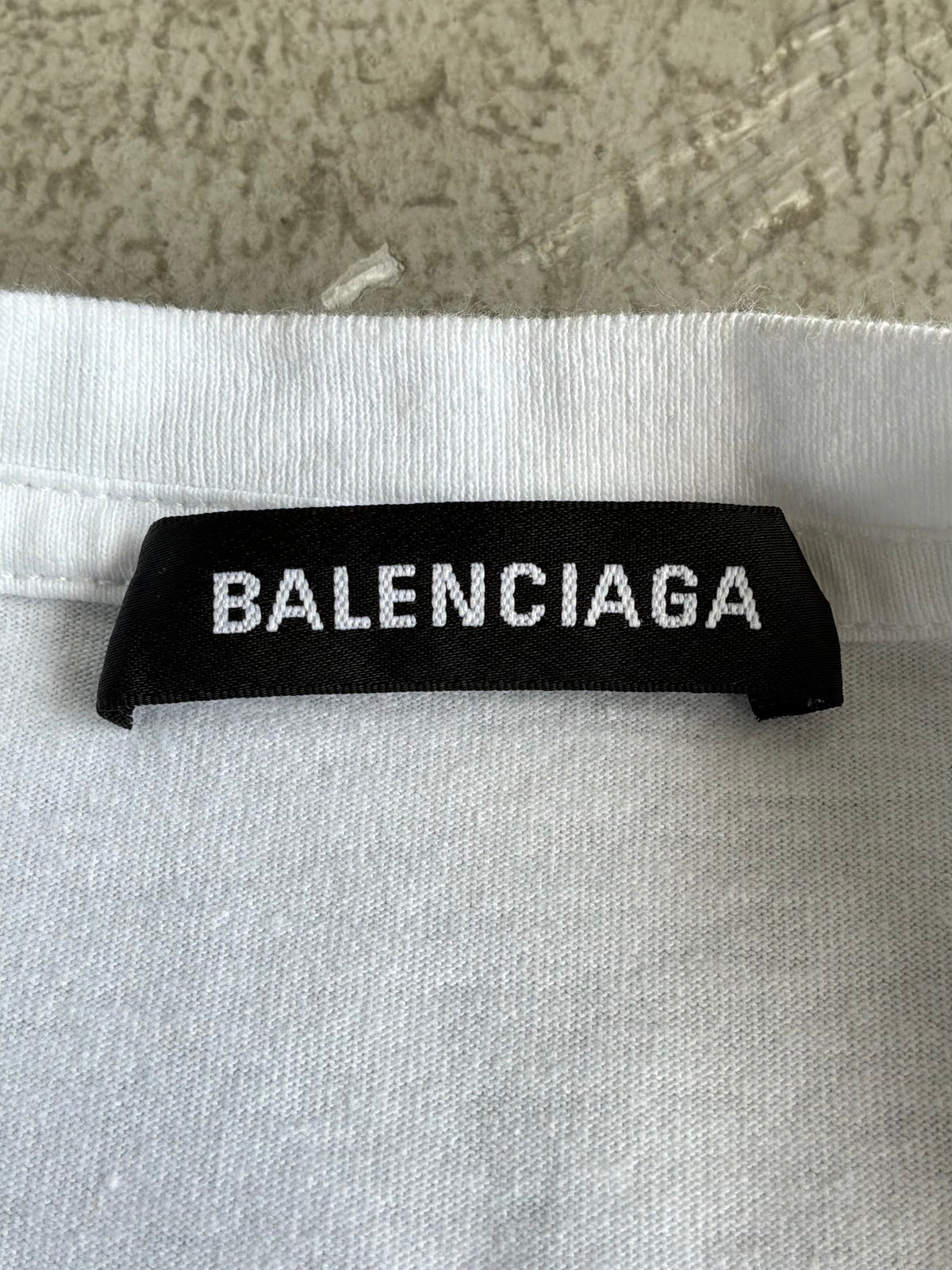 Balenciaga Interlock White Tee