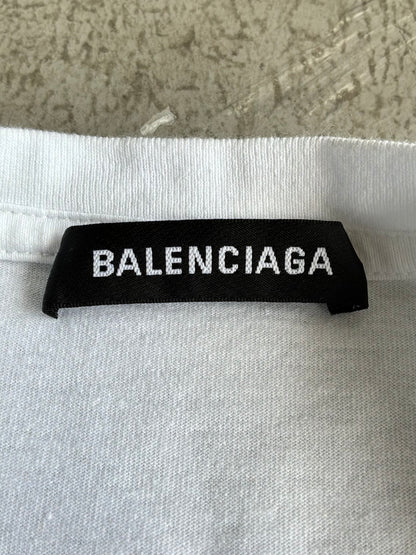 Balenciaga Interlock White Tee