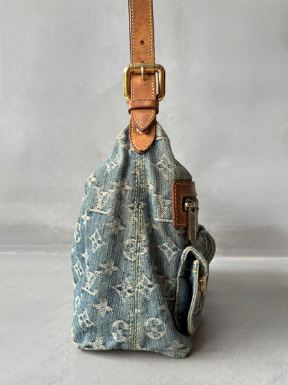 Louis Vuitton Denim Monogram PM Shoulder Bag