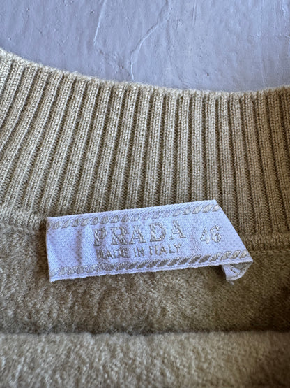 Prada Crop Knitted Top