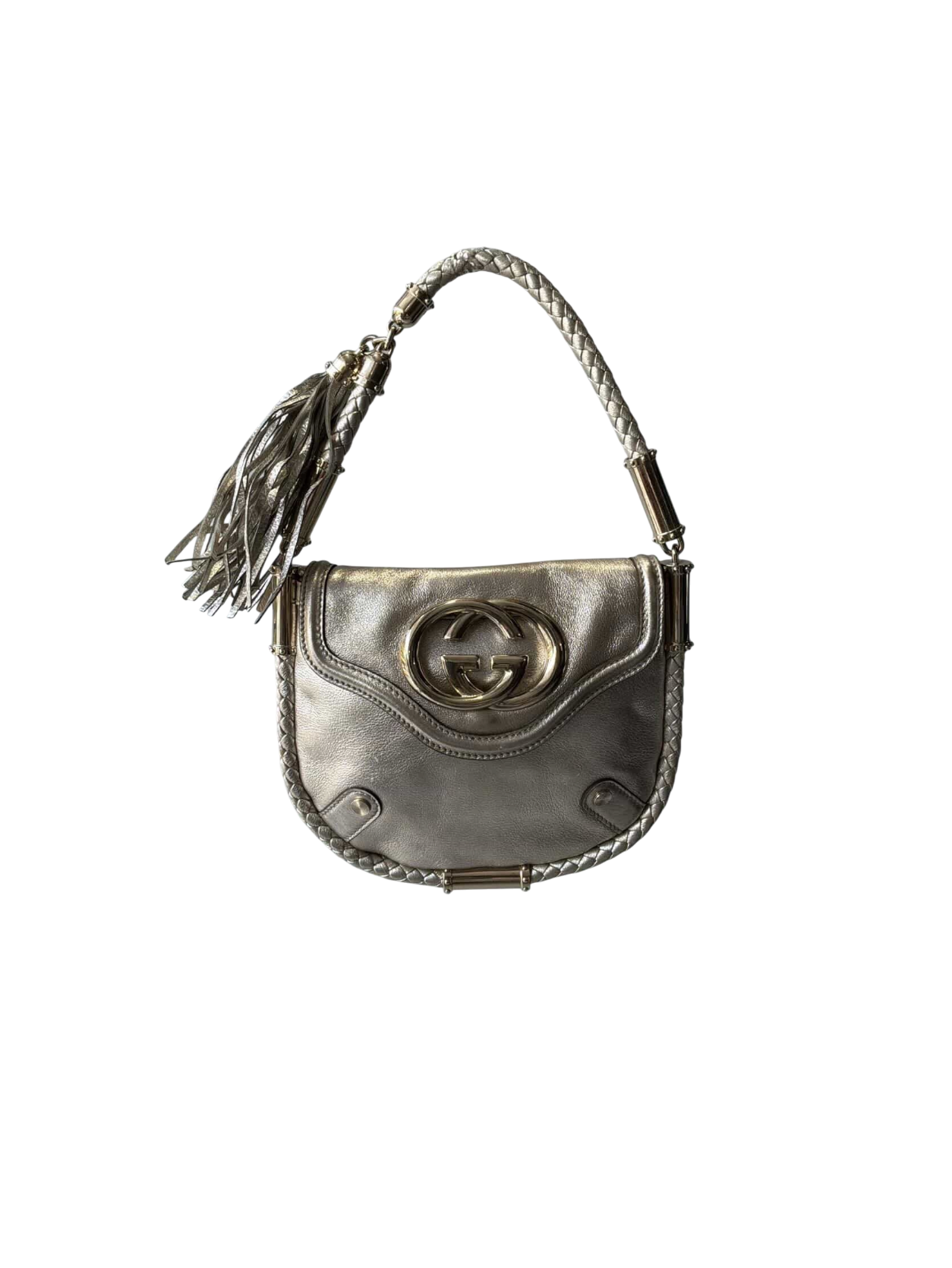 Gucci Metallic Fringe Handbag