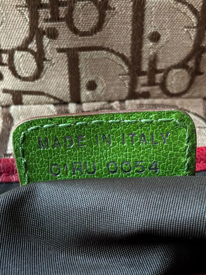 Dior John Galliano Rasta Saddle Bag