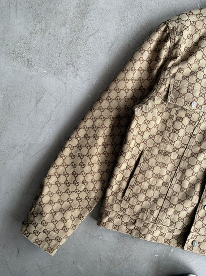 Gucci Monogram Reversible Denim Jacket