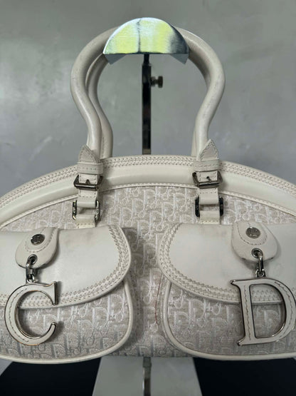Christian Dior Trotter Cd Detective Satchel Hand Bag