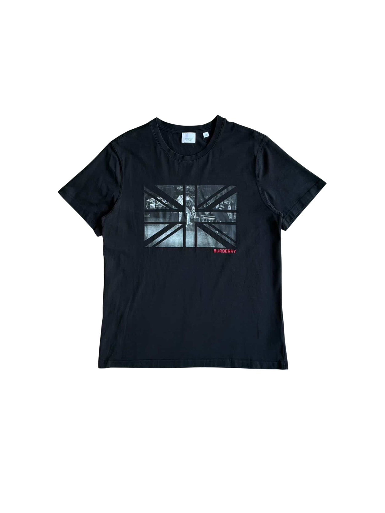 Burberry UK Flag Script Tee