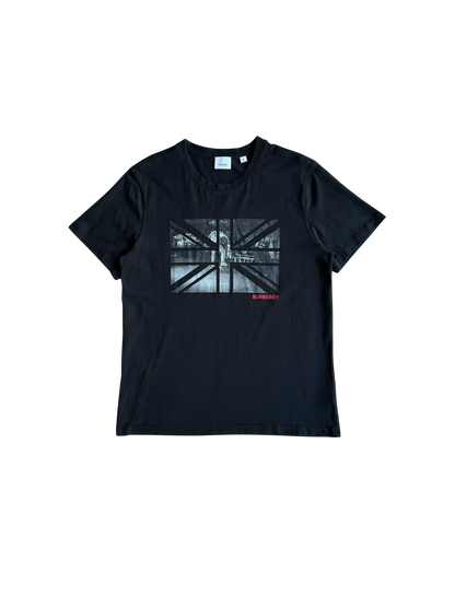 Burberry UK Flag Script Tee