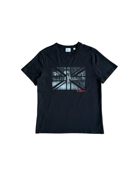 Burberry UK Flag Script Tee
