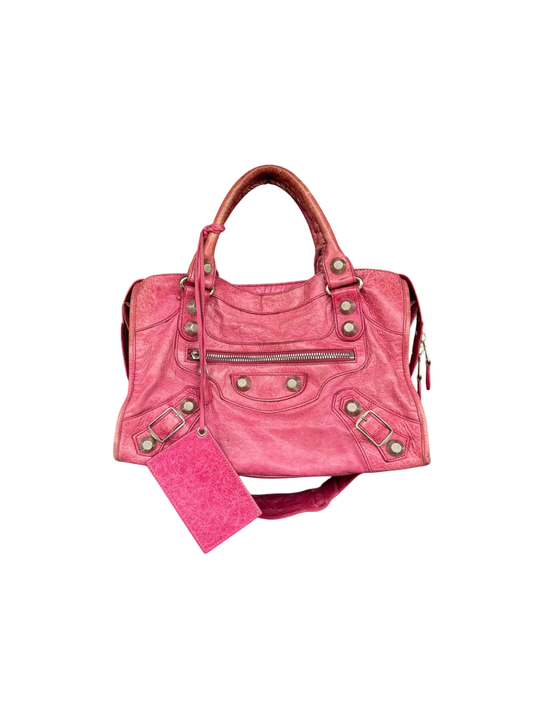 Balenciaga Classic City Giant 21 Pink SHW