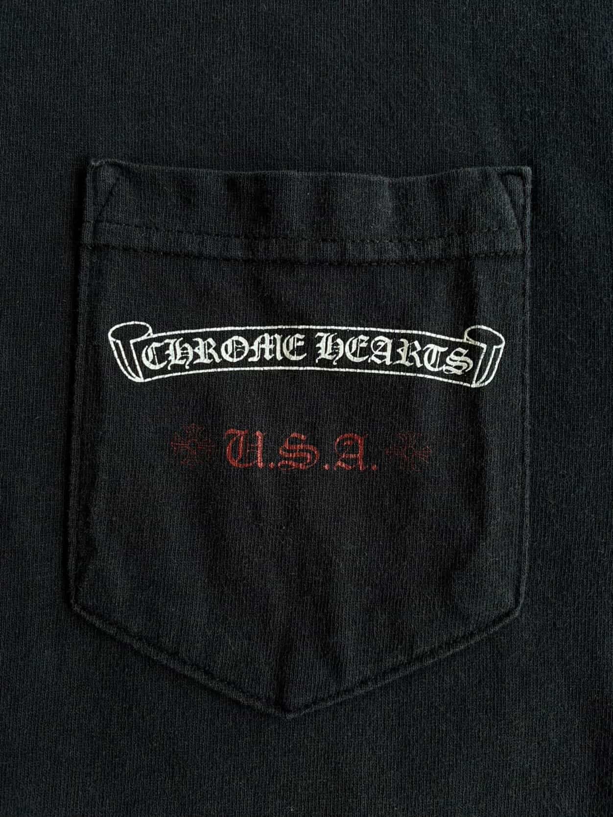 Chrome Hearts Vintage American Flag Tee