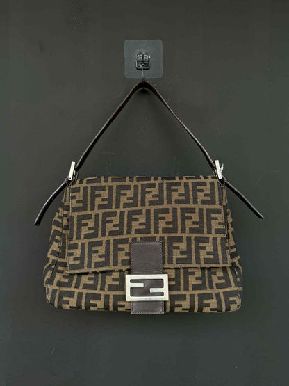 Fendi Mamma Baguette Zucca Handbag