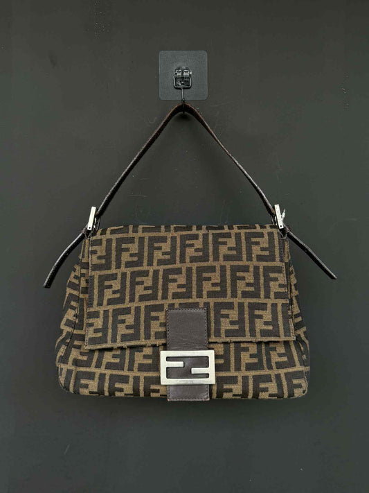 Fendi Mamma Baguette Zucca Handbag