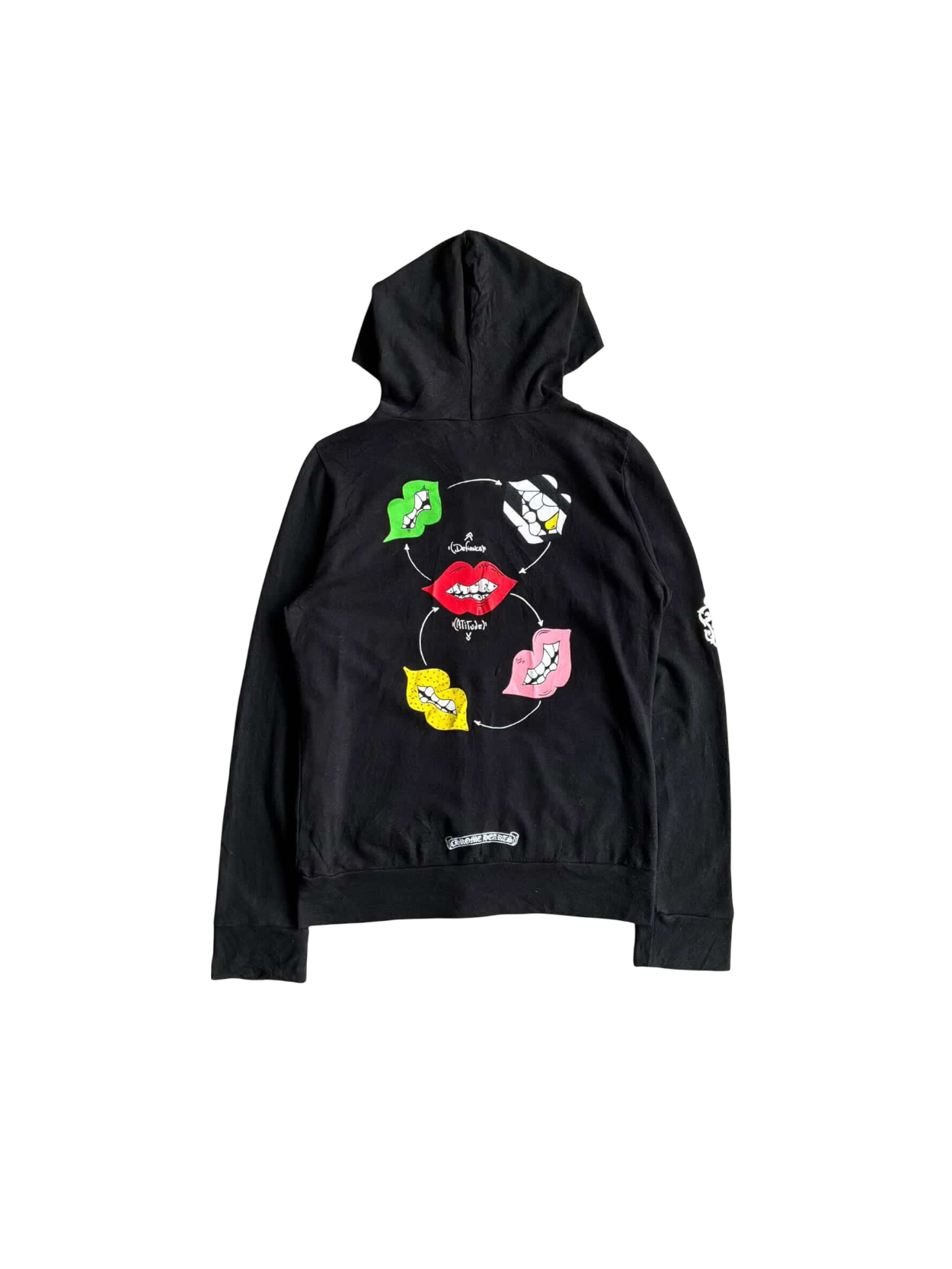 Chrome Hearts x Matty Boy Defiance Attitude Zip Hoodie
