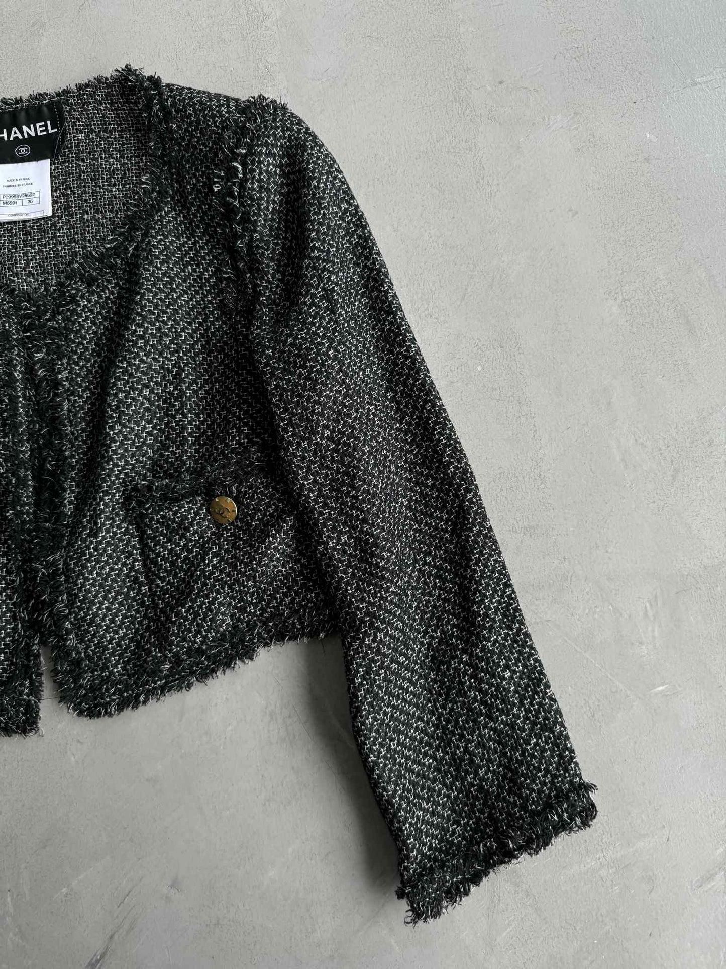 Chanel Cropped Tweed Jacket