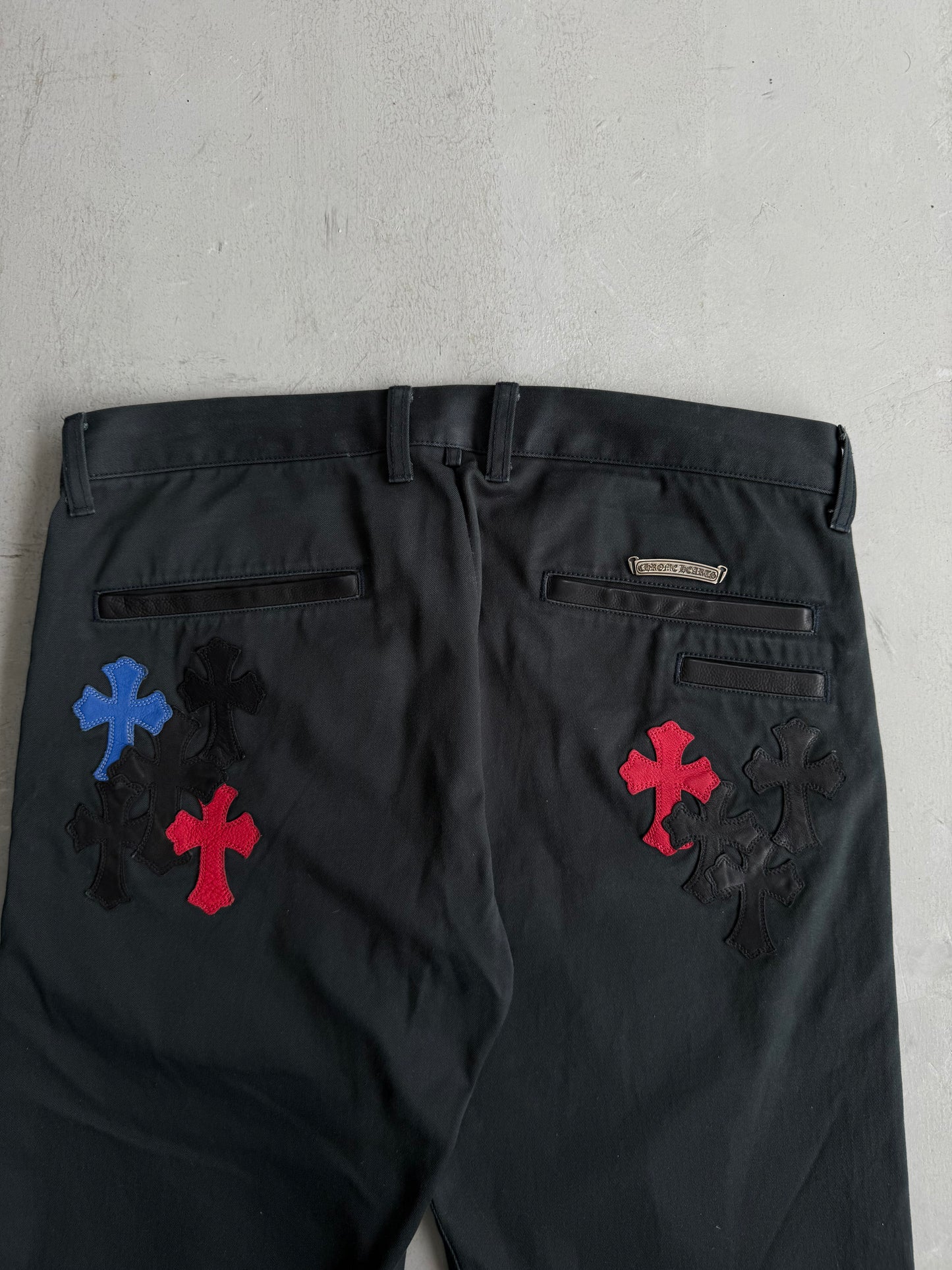 Chrome Hearts Spiderman Cross Patches Chino Pants