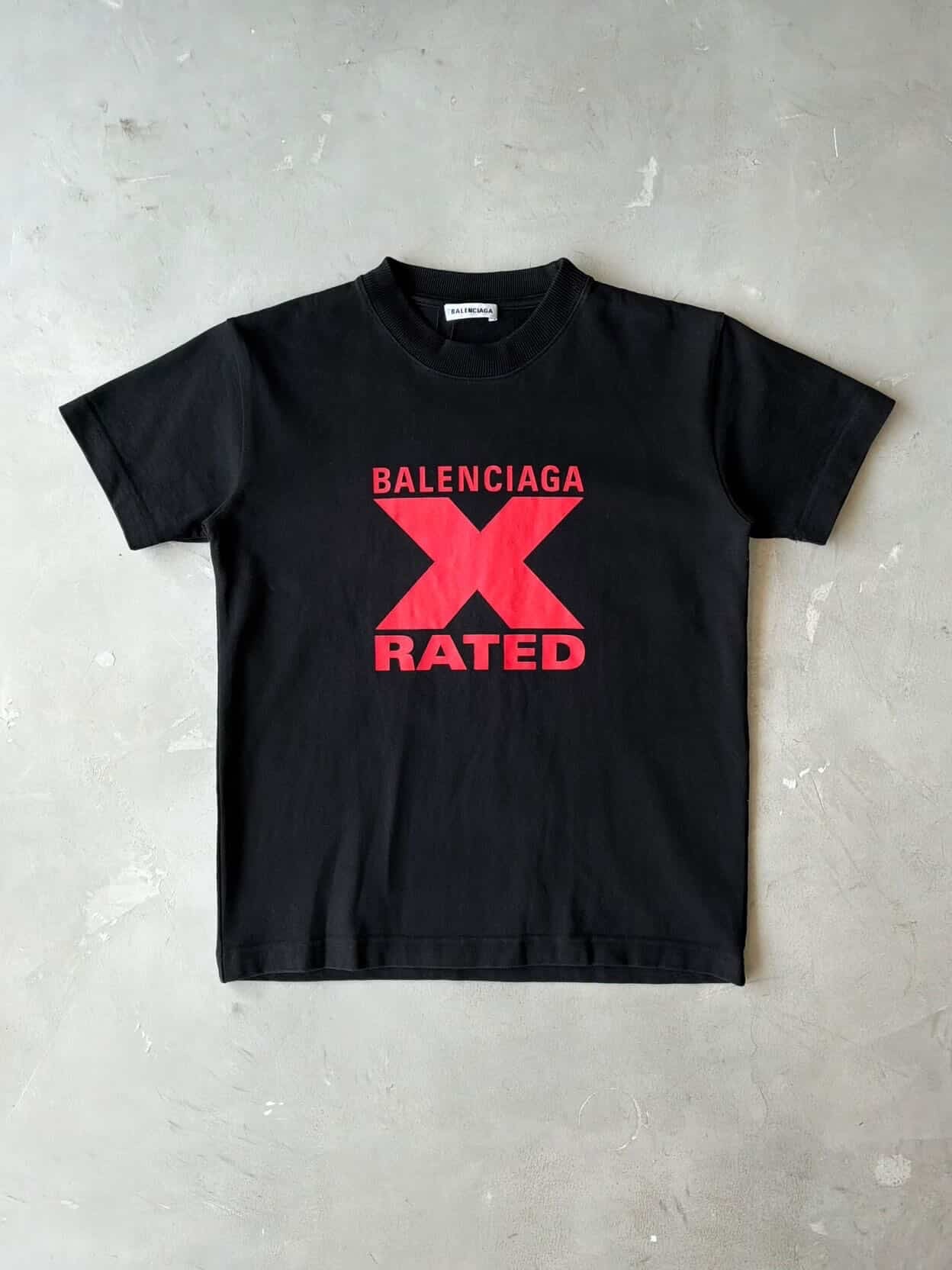 Balenciaga Womens X-Rated Tee