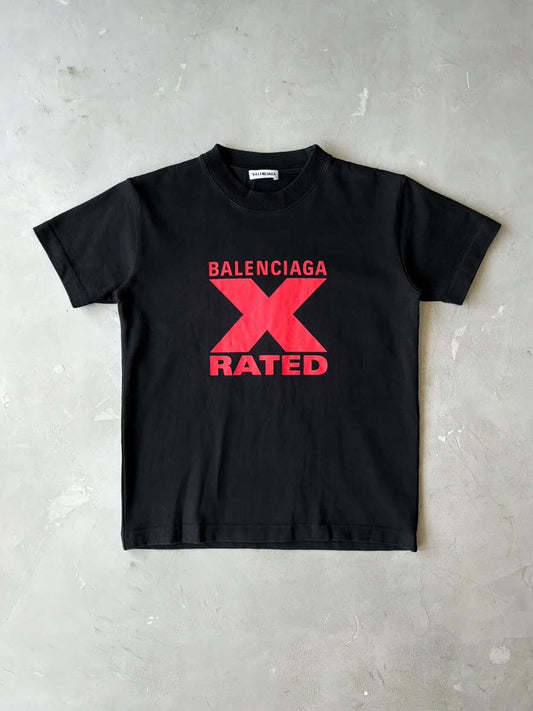 Balenciaga Womens X-Rated Tee