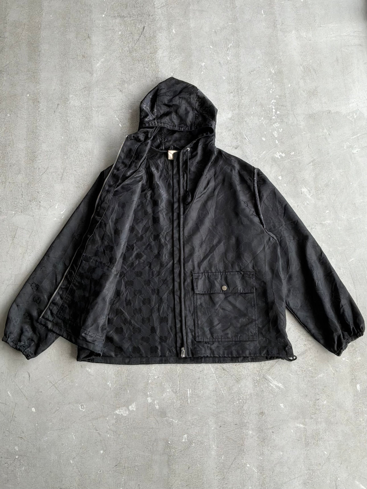 Gucci GG Black Monogram Windbreaker