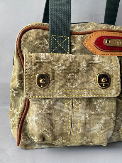 Louis Vuitton x Murakami Monogramouflage Denim Jasmin Bag