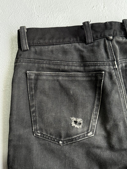 Vintage Chrome Hearts ‘Fleur Knee’ Flare Pants