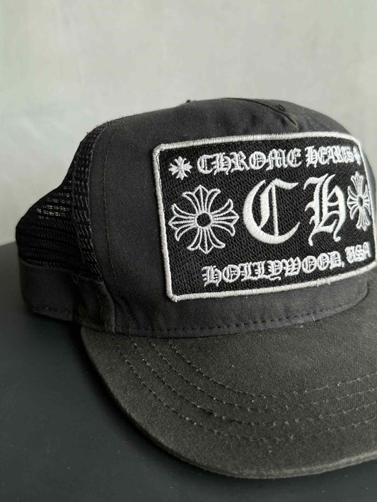 Chrome Hearts Black on Black Trucker Hat