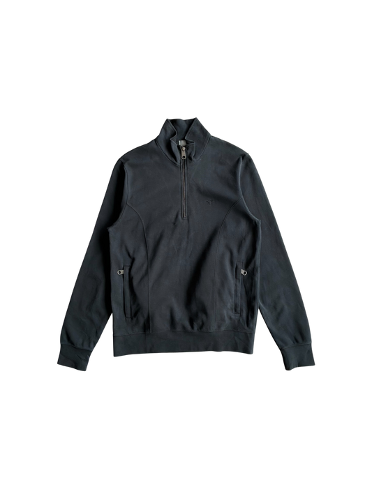 Dior Bee Logo Half Zip Crewneck