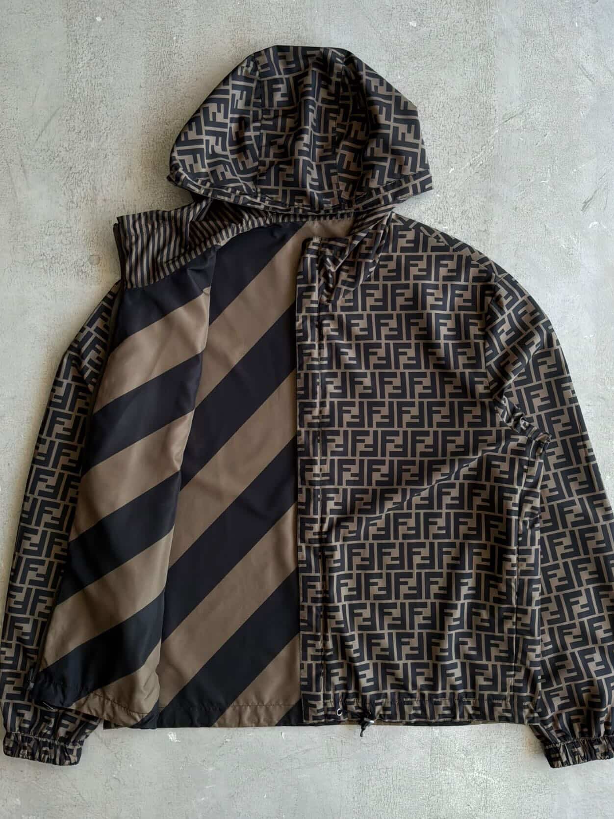 Fendi Zucca Reversible Windbreaker