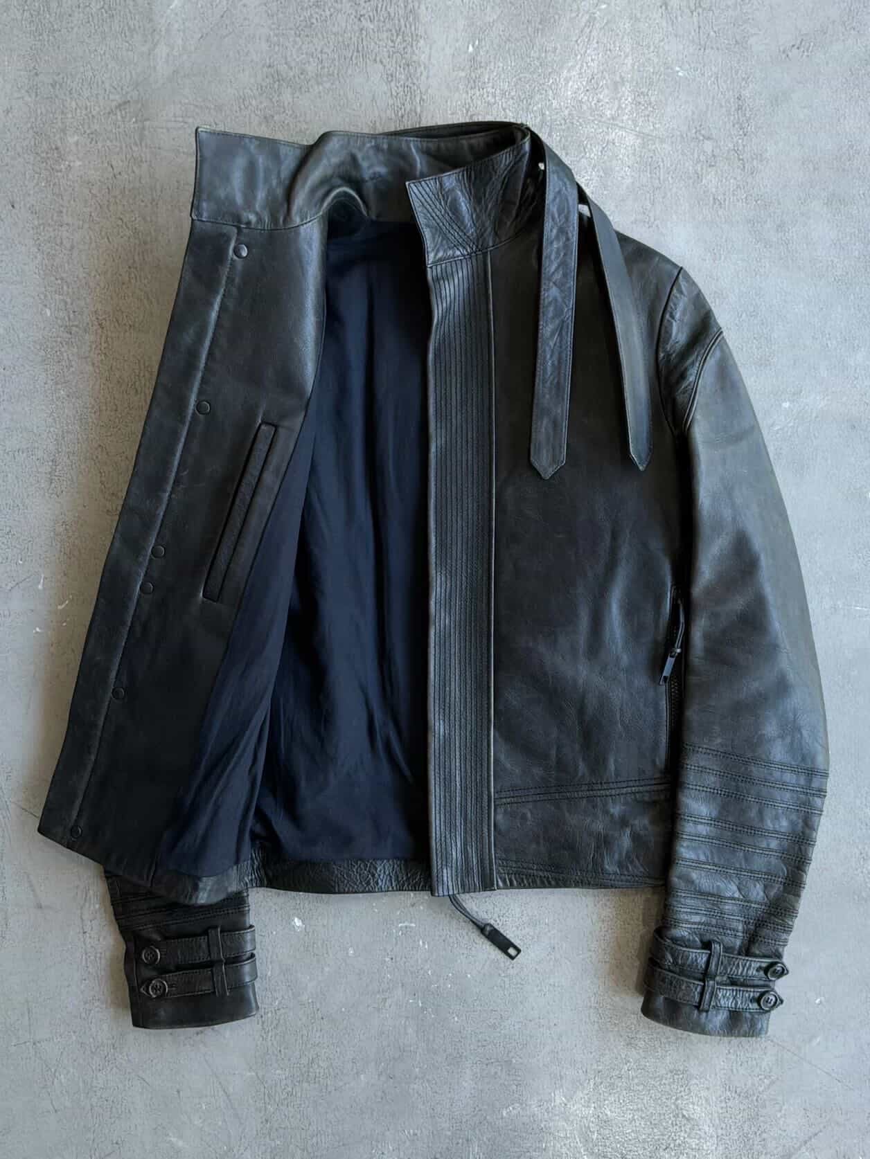 2003 Dior Hedi Slimane Leather Jacket