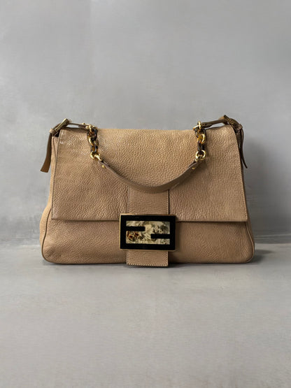 Fendi Mamma Baguette Brown Bag