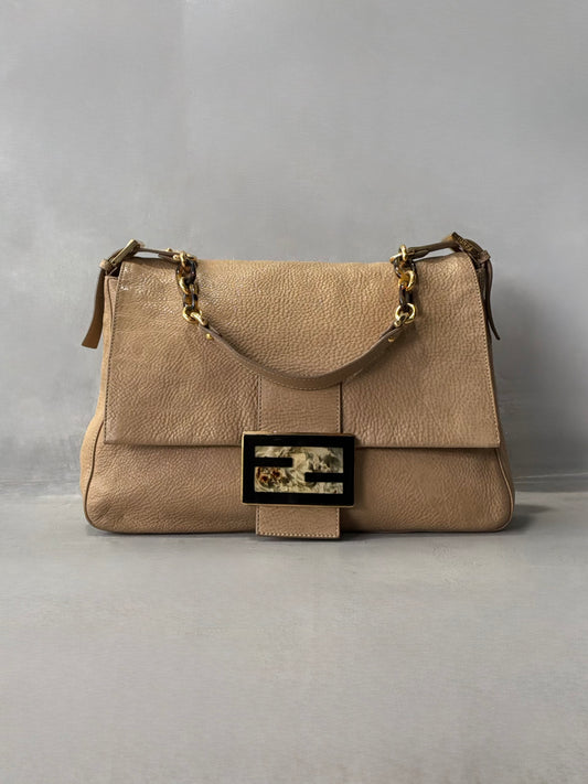 Fendi Mamma Baguette Brown Bag
