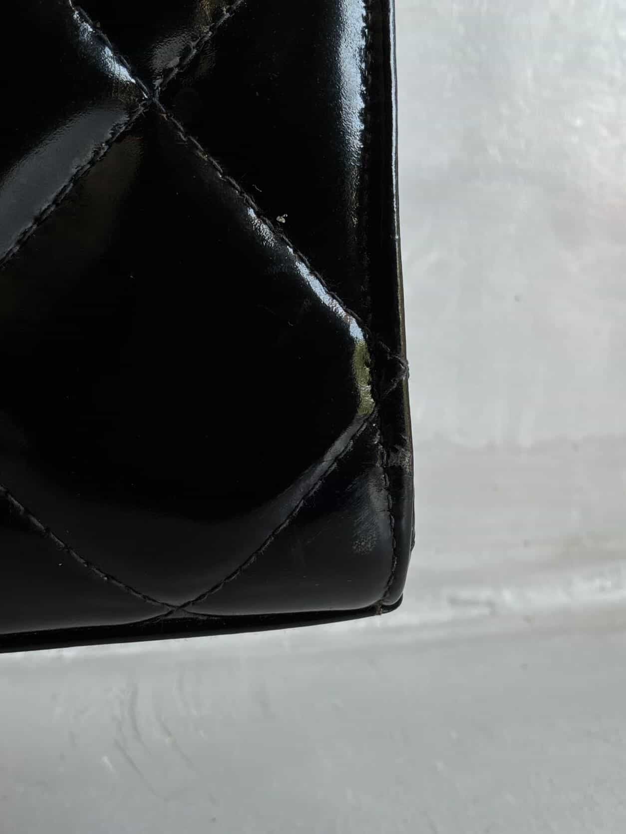 90’s Chanel Patent Leather Briefcase