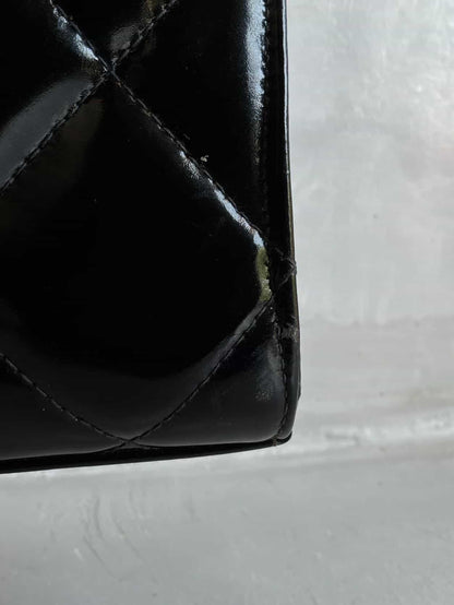 90’s Chanel Patent Leather Briefcase