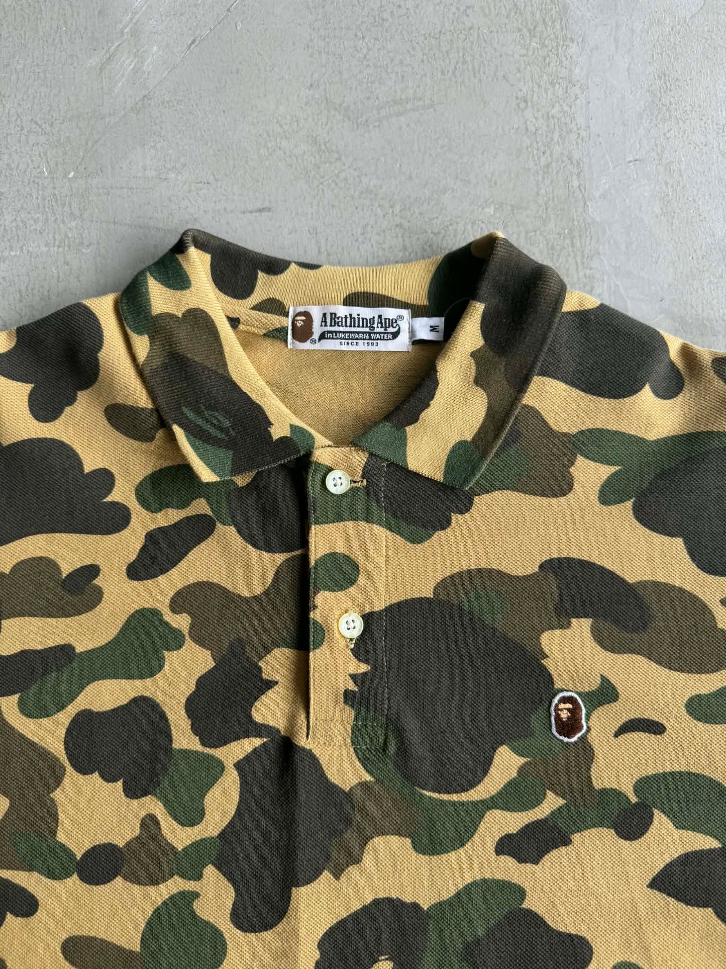 Bape 1st Camo One Point Polo Shirt