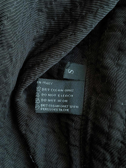 Prada Black Nylon Harrington Jacket