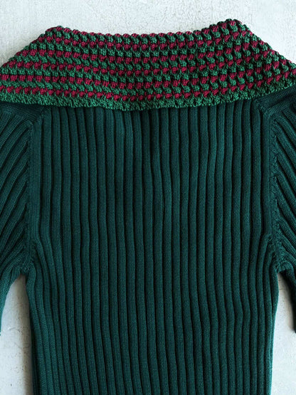 Prada Knit Collared Top