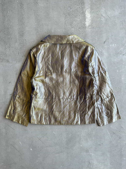 1999 Chanel Silk Nylon Metallic Blazer