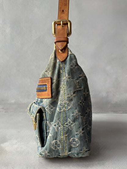 Louis Vuitton Denim Monogram PM Shoulder Bag