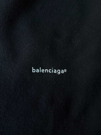 Balenciaga Script Zip Hoodie