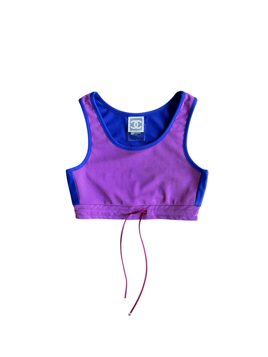 Chanel Sportsline Swim Top